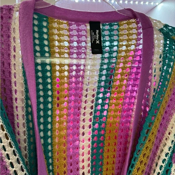 Hurley Multicolor Knit Swim Coverup - Picture 3 of 4